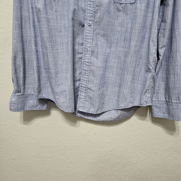 American Rag Casual Gray Button-Up Shirt Size L - Picture 5 of 8